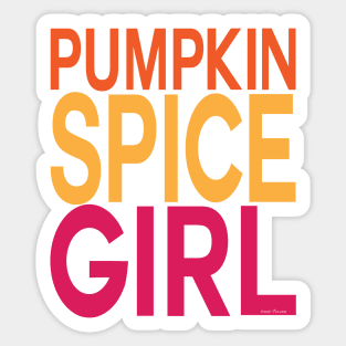 Pumpkin Spice Girl Sticker